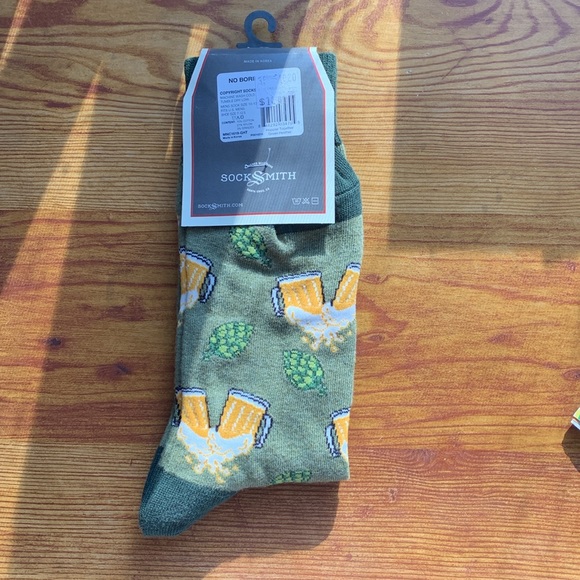 Men’s SockSmith Beer socks, fits shoe size 7-12.5, sock size 10-13 - Picture 2 of 3